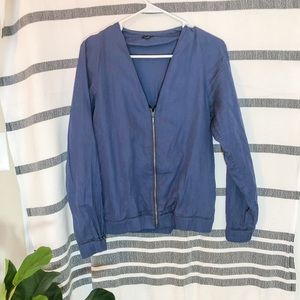🍁UNIQLO Blue Bomber Jacket